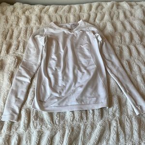 White Nike fit long sleeve XS